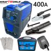 Инверторен Електрожен 400А KraftWorld с Дисплей и Куфар + Подаръци