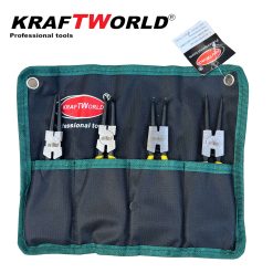 Комплект Зегер Клещи KraftWorld 150mm за Вътрешни и Външни Зегерки 6″ Комплект Зегер Клещи KraftWorld 150mm за Вътрешни и Външни Зегерки 6″