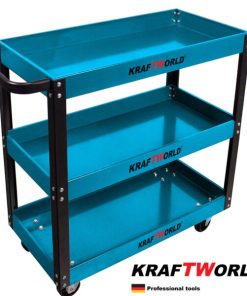 Количка за инструменти KraftWorld с 3 етажерки