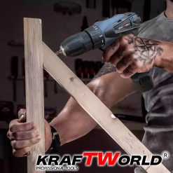 Мощен Акумулаторен Винтоверт KraftWorld 36V с Удължение и Вложки