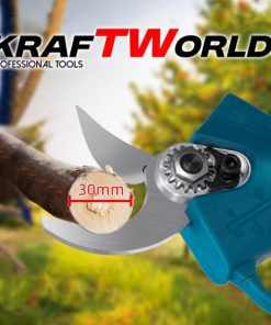 Акумулаторна Лозарска Ножица KraftWorld 36V – Мощност и Прецизност за Рязане до 30мм