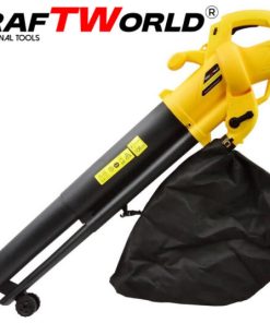 Електрически листосъбирач KraftWorld 3500W с три режима – издухване,засмукване и раздробяване