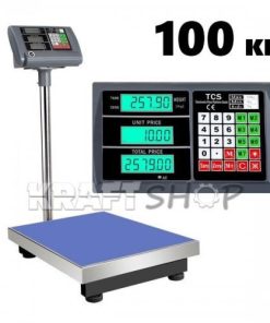 Платформен електронен кантар 100кг везна