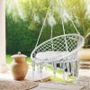 Висяща Градинска Люлка Макраме „Solace“ – Въжено гнездо с Модерен Дизайн и Издръжливост до 150 кг
