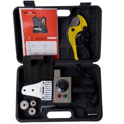 Лепачка за ППР Тръби 20-32mm KraftWorld 800W с Ножица в Пластмасов Куфар