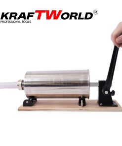 Пълначка за Наденички и Колбаси KraftWorld – Неръждаема Стомана, 4 кг, 3 Фунии