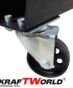 KraftWorld Кран за Двигатели – 2 Тона, Сгъваеми Крака и Регулируемо Рамо