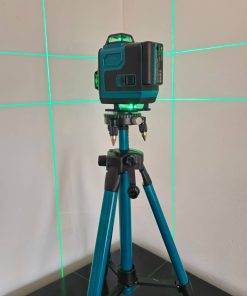 4D Лазерен Нивелир с 16 Зелени Лъча и Тринога в Куфар