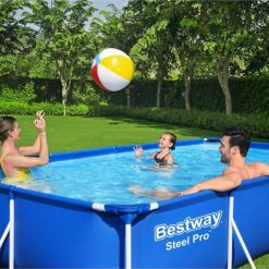 Сглобяем Басейн Bestway 56424 Steel Pro 400x211x81см с Филтърна Помпа