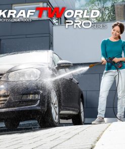 Акумулаторна Водоструйка KraftWorld с 2 Батерии Налягане 26 бара + Kонтейнер за Препарат и Аксесоари