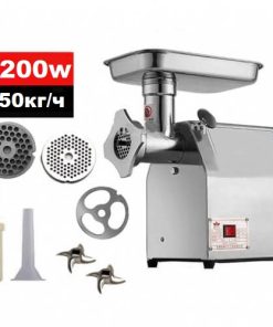 Електрическа месомелачка с редуктор 1200W – Професионална