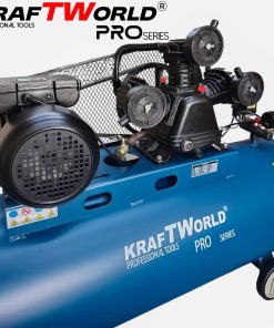 Трибутален въздушен компресор KraftWorld 200L | 4HP | 8 bar