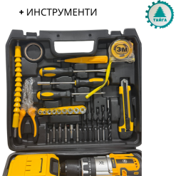 Акумулаторен Ударен Винтоверт Тайга XR с 2 Батерии 36V 8A + Инструменти в Куфар