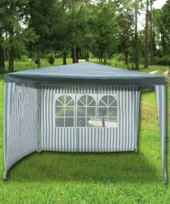 🏕️ Градинска шатра HERLY 3x3x2.5 м с две страници – Практична защита и комфорт на открито! 🌞🌿