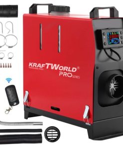 Преносима дизелова печка KraftWorld PRO 8kW 12V – електронно управление, дистанционно, нисък разход