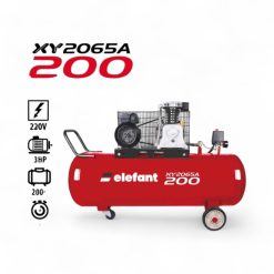 Въздушен компресор 200L ELEPHANT, 3 к.с., 8 BAR, 0,33 м3/мин. Въздушен компресор 200L ELEPHANT, 3 к.с., 8 BAR, 0,33 м3/мин.