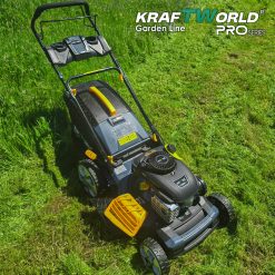 Самоходна бензинова косачка KraftWorld 5в1 с мулчиране и кош 65L