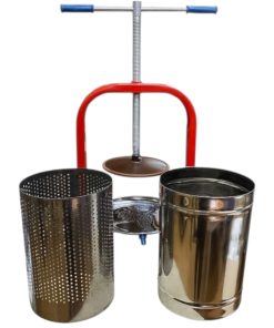 Ръчна преса за плодове и сок с изнасящо се дъно Dionis Inox 25L