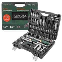 Гедоре с разтегателни тресчотки RockForce 108 части