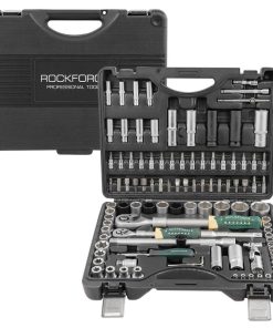 Гедоре с разтегателни тресчотки RockForce 108 части