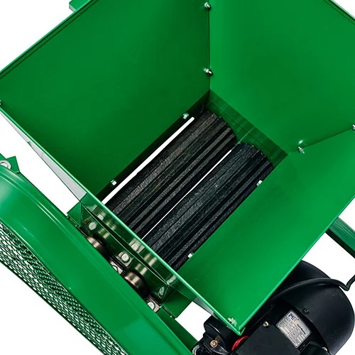 Електрическа гроздомелачка 750W – издръжливи ролки, стоманена вана, 450кг/час Електрическа гроздомелачка 750W – издръжливи ролки, стоманена вана, 450кг/час