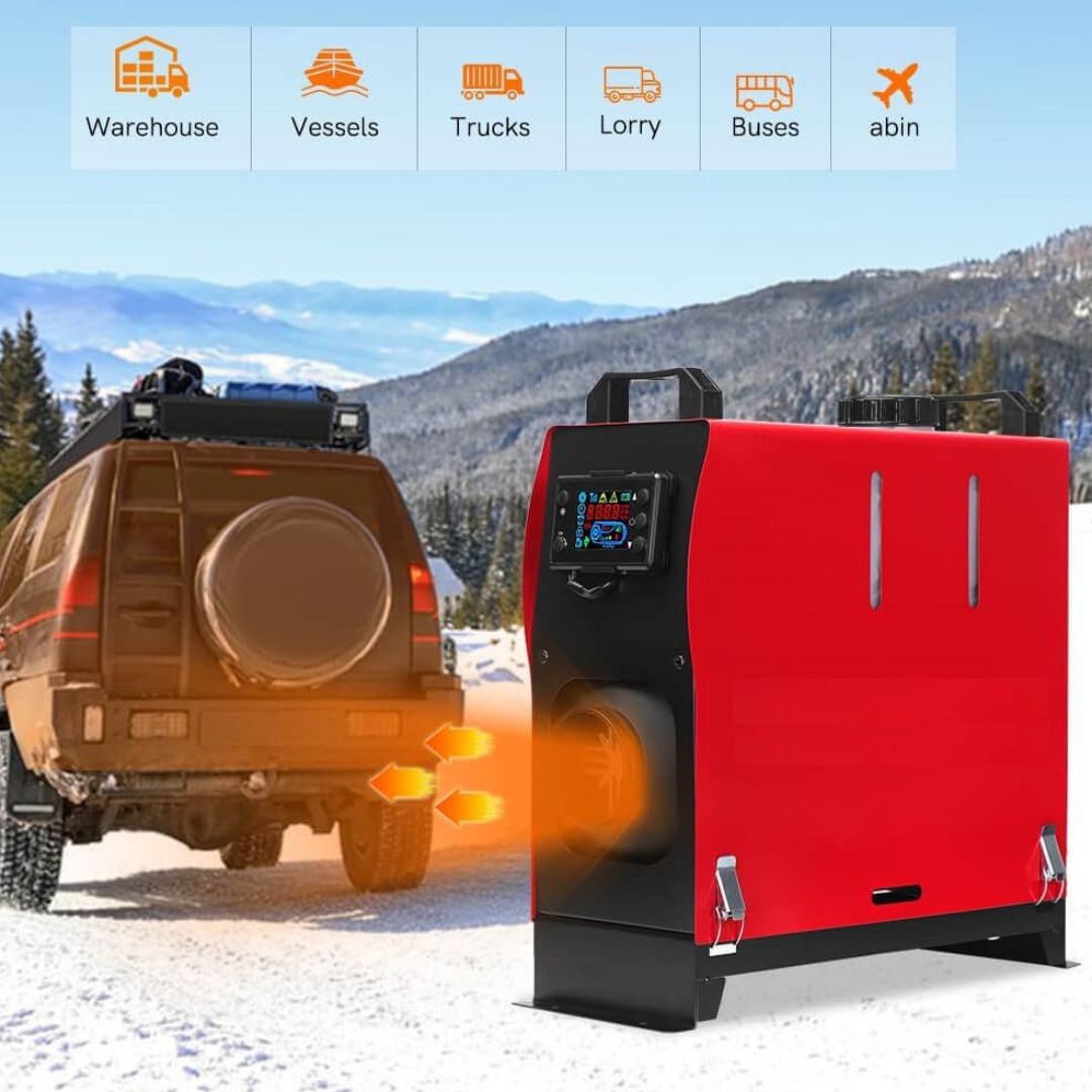 Преносима дизелова печка 8kW 12V / 24V / 220V с електронно управление – мощно и икономично отопление Преносима дизелова печка 8kW 12V / 24V / 220V с електронно управление – мощно и икономично отопление