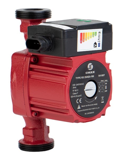 Енергоспестяваща циркулационна помпа за отопление Gmax RS25-4EA-180 / 45W Енергоспестяваща циркулационна помпа за отопление Gmax RS25-4EA-180 / 45W