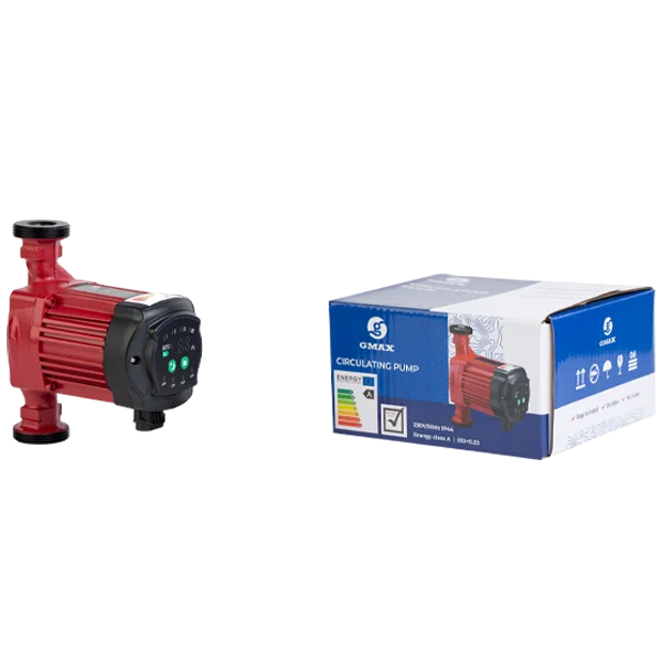 Енергоспестяваща циркулационна помпа за отопление Gmax RS25-4EAB-180 / 45W Енергоспестяваща циркулационна помпа за отопление Gmax RS25-4EAB-180 / 45W