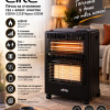 Пeчка за отопление газ + електричество Elite EGERH-1218 Черна 4200 W