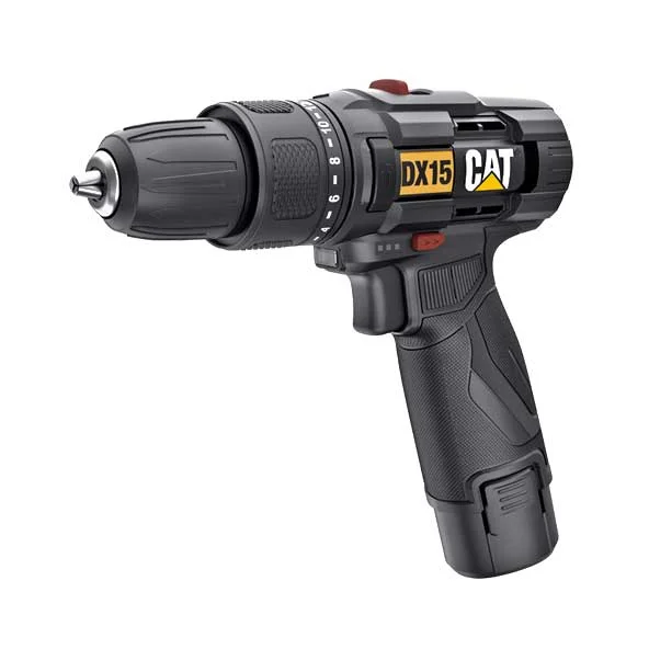 Акумулаторна ударна бормашина CAT DX15 Li-ion 12V 10мм 30Nm с батерия и зарядно Акумулаторна ударна бормашина CAT DX15 Li-ion 12V 10мм 30Nm с батерия и зарядно