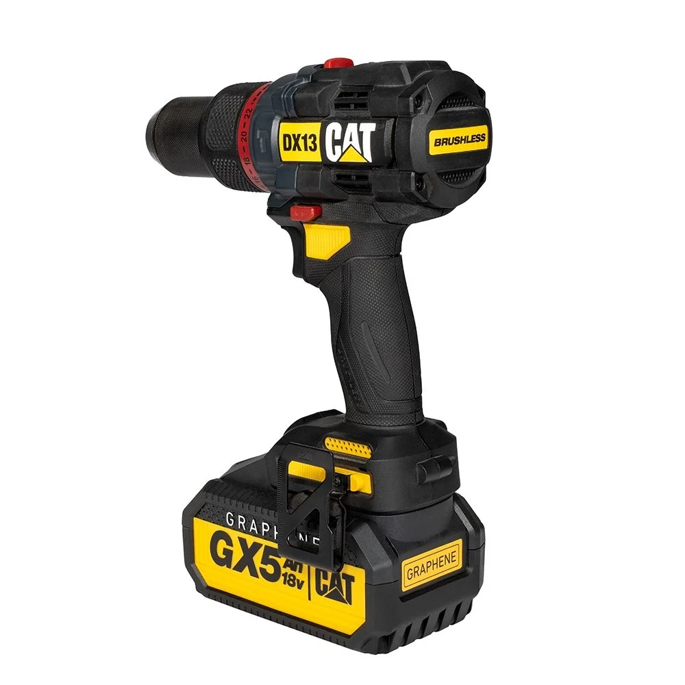 Акумулаторна безчеткова бормашина CAT DX13 18V Li-ion 1х5Ah Акумулаторна безчеткова бормашина CAT DX13 18V Li-ion 1х5Ah