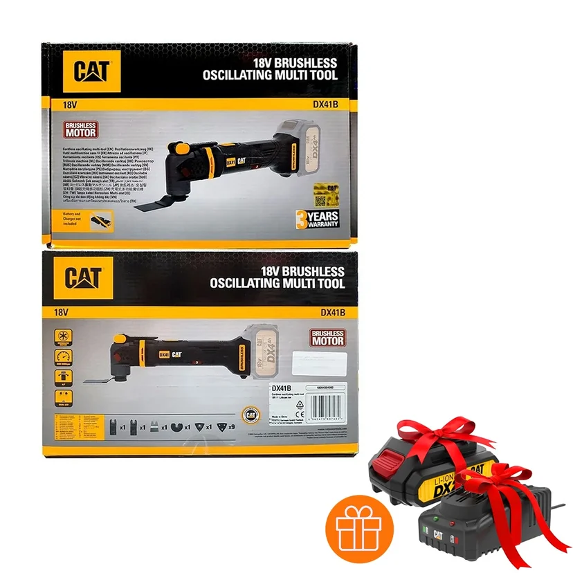 Мултифункционален инструмент CAT DX41B 18V SDS с батерия и зарядно + аксесоари Мултифункционален инструмент CAT DX41B 18V SDS с батерия и зарядно + аксесоари