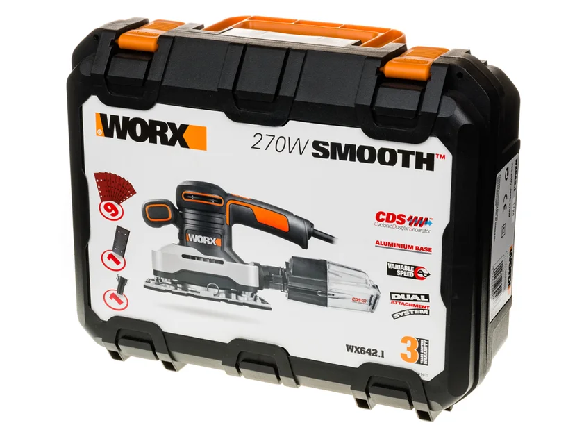 Виброшлайф Worx WX642 / 300W Виброшлайф Worx WX642 / 300W